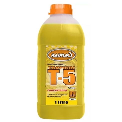 Aditivo P/ Radiador Conc. "Amarelo" T5 Tropical (1000 Ml) Radnaq em Oferta na Shopee