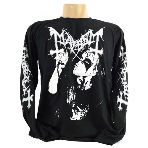 T-shirt Black Metal Or Die - Manches Longues - Taille M - Noir - Coton - Neuf Avec étiquettes