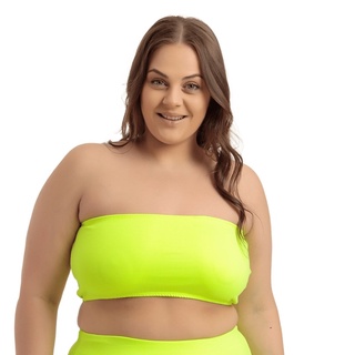 Top faixa tomara que caia faixa plus size s/bojo suplex reforçado 3035A