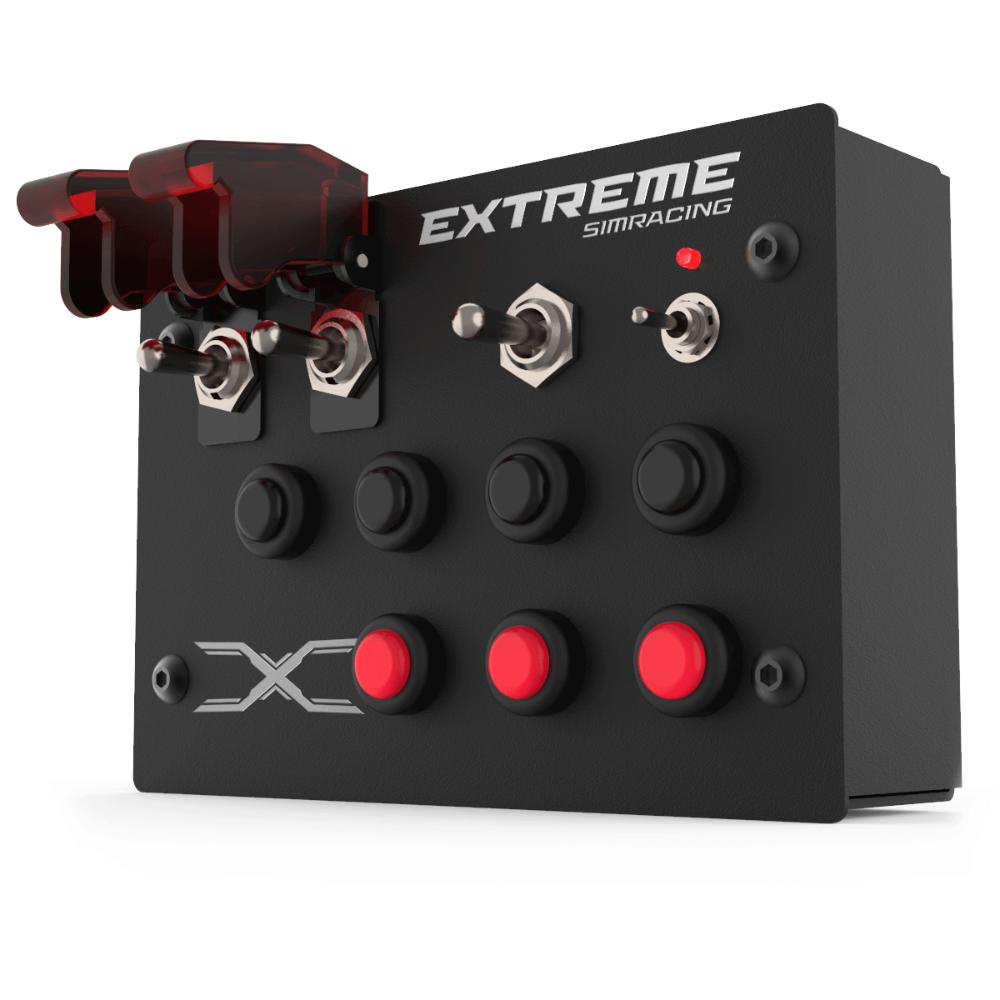 Button Box Para Cockpit Simulador e Suporte Para Volantes, Extreme Simracing