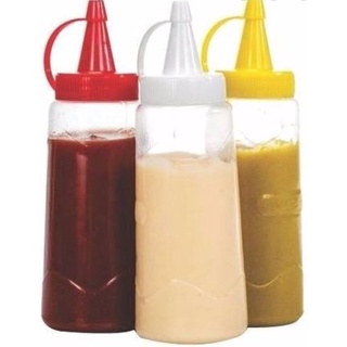 Bisnaga para Ketchup Maionese e Mostarda de 200ml 3 unidades