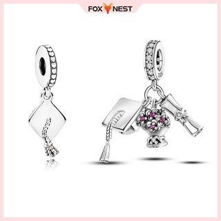 Joia/Pulseira De Prata S925 Com Pingente De Formatura/Bachelor