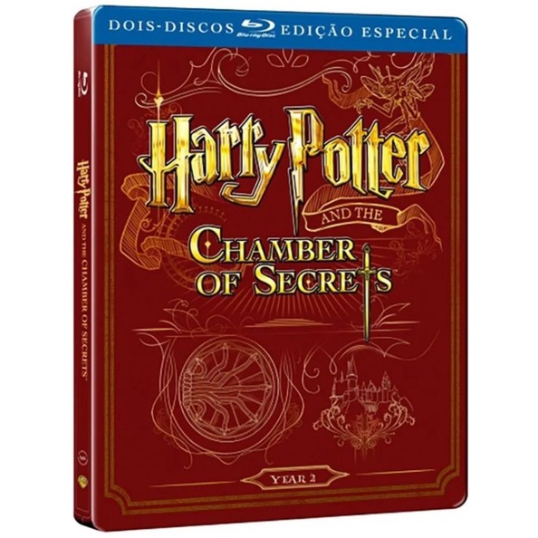Blu-ray Steelbook Harry Potter  E A Camara Secreta (novo)