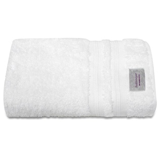 Toalha de Lavabo Buddemeyer - 100% Algodão Egípcio - Fio Penteado Branco