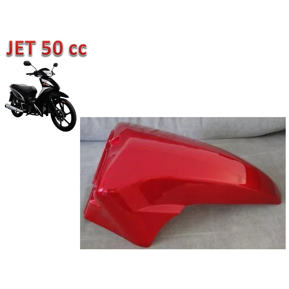 Paralama Dianteiro Vermelho Da Jet 50 Jet 125 Shineray Cinquentinha jet 49 Bico