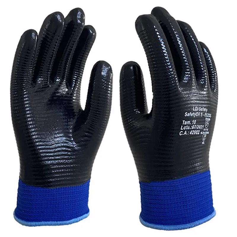 LDI Luva de Segurança Safety Oil 6020S TAMANHO 8(M)