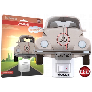 Mini Abajur Infantil De Tomada Amarela 1w 3000k Avant
