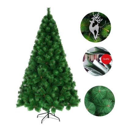 Árvore De Natal Pinheiro 180cm / 150cm/ 120cm Pé De Metal Luxo | Shopee  Brasil
