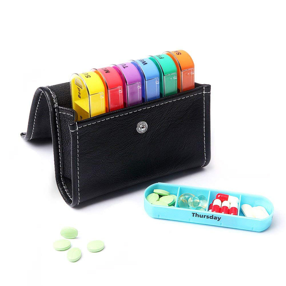Walgreens Pill Organizer With Push Button Extra Large Walgreens Day