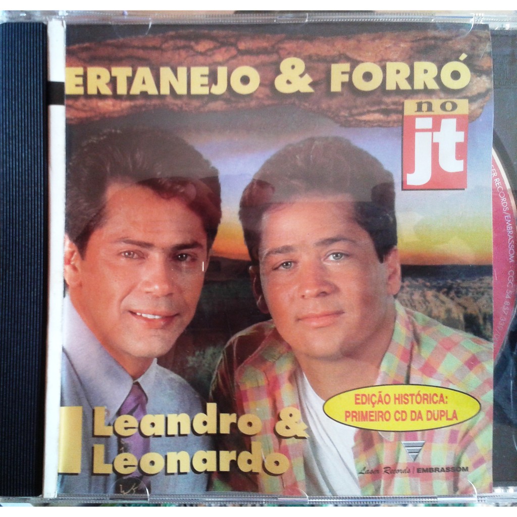 CD ORIGINAL LEANDRO & LEONARDO - SERTANEJO & FORRÓ NO JT
