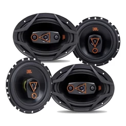 Kit 4 Alto Falantes Triaxiais JBL 6TRMS80 + 69QDMS120 Multisystem