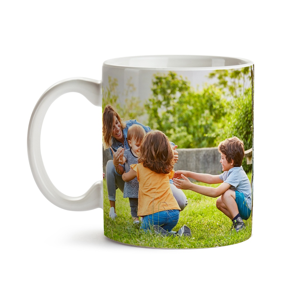 Caneca Com Sua Foto Personalizada + Caixa - Xícara 325ML Minimalista Porcelana Super Branca Cerâmica em Oferta na Shopee