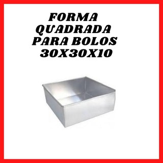 Forma Quadrada Para Bolos - 30x30x10