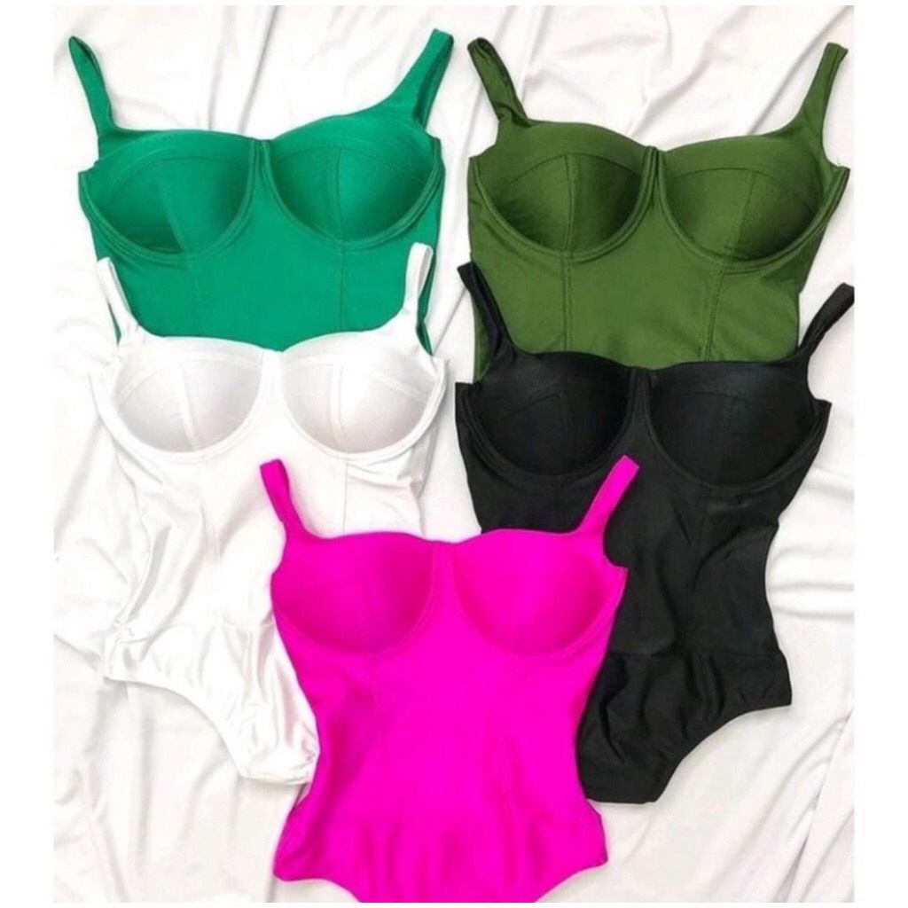 Body Cirre Acetinado Suplex/Meia taça Retro/Sustentação no Seios/Varias cores/ Blogueira Cetim