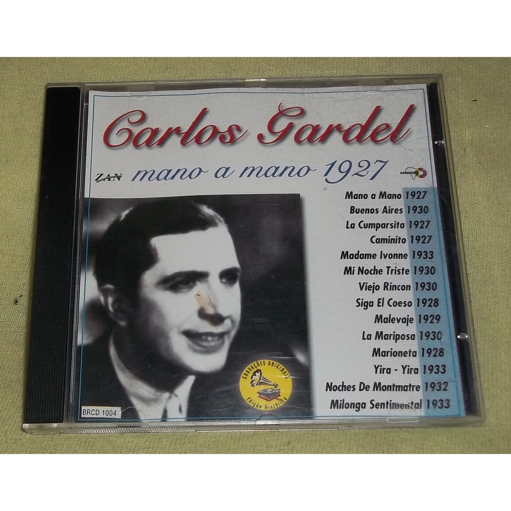 Cd Carlos Gardel - mano a mano 1927