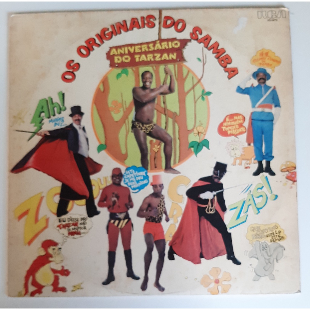 LP Os Originais do Samba - Aniversário do Tarzan *