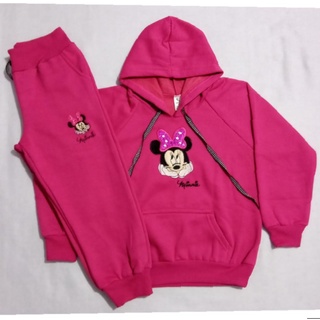 Conjuntos>de>criança>femeninas>da>minnie>bordados