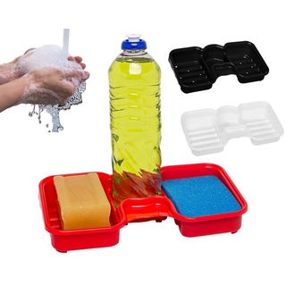 Porta Detergente/Sabão Plástico com 3 divisórias Jaguar