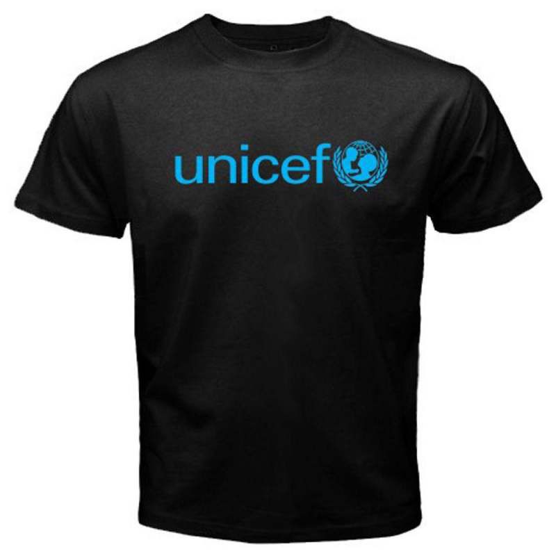 Camiseta Masculina Preta Unicef Who Shopee Brasil