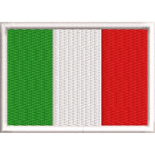 Patch Bordado Termocolante Bandeira Itália