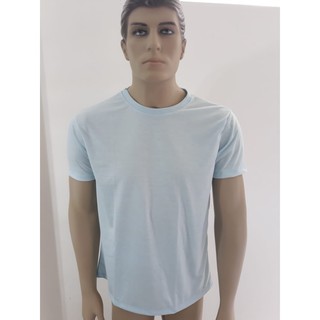 Camiseta Azul claro 100% Poliéster direto de fabrica com envio imediato