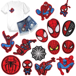 Série Spiderman Patch Bordado Remendo Dos Desenhos Animados Da Marvel Herói De Pano Para Decoração De Roupas Mochila em Oferta na Shopee