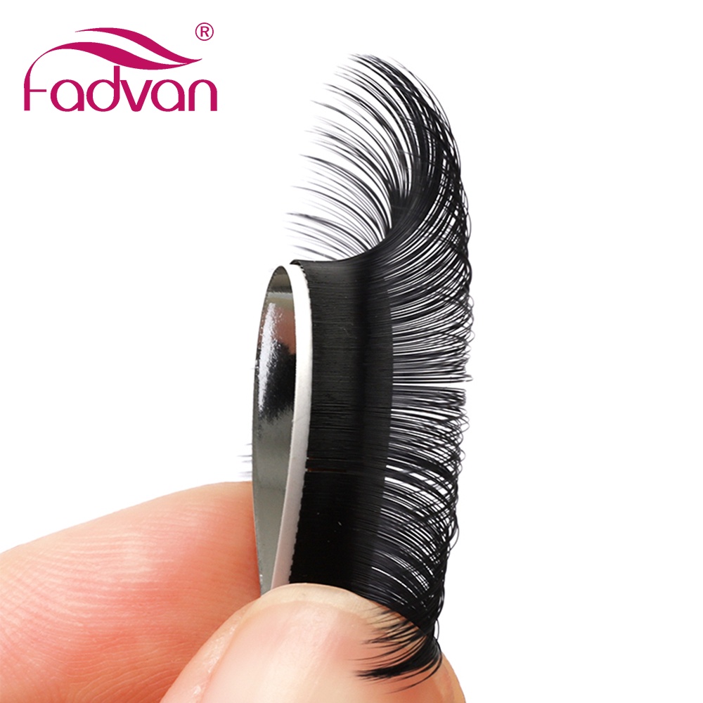 Fadvan Clássico 16 Linhas Falso Mink Extensão Dos Cílios Naturais C/CC/D/DD Onda Individual Maquiagem Suprimentos · foto 2