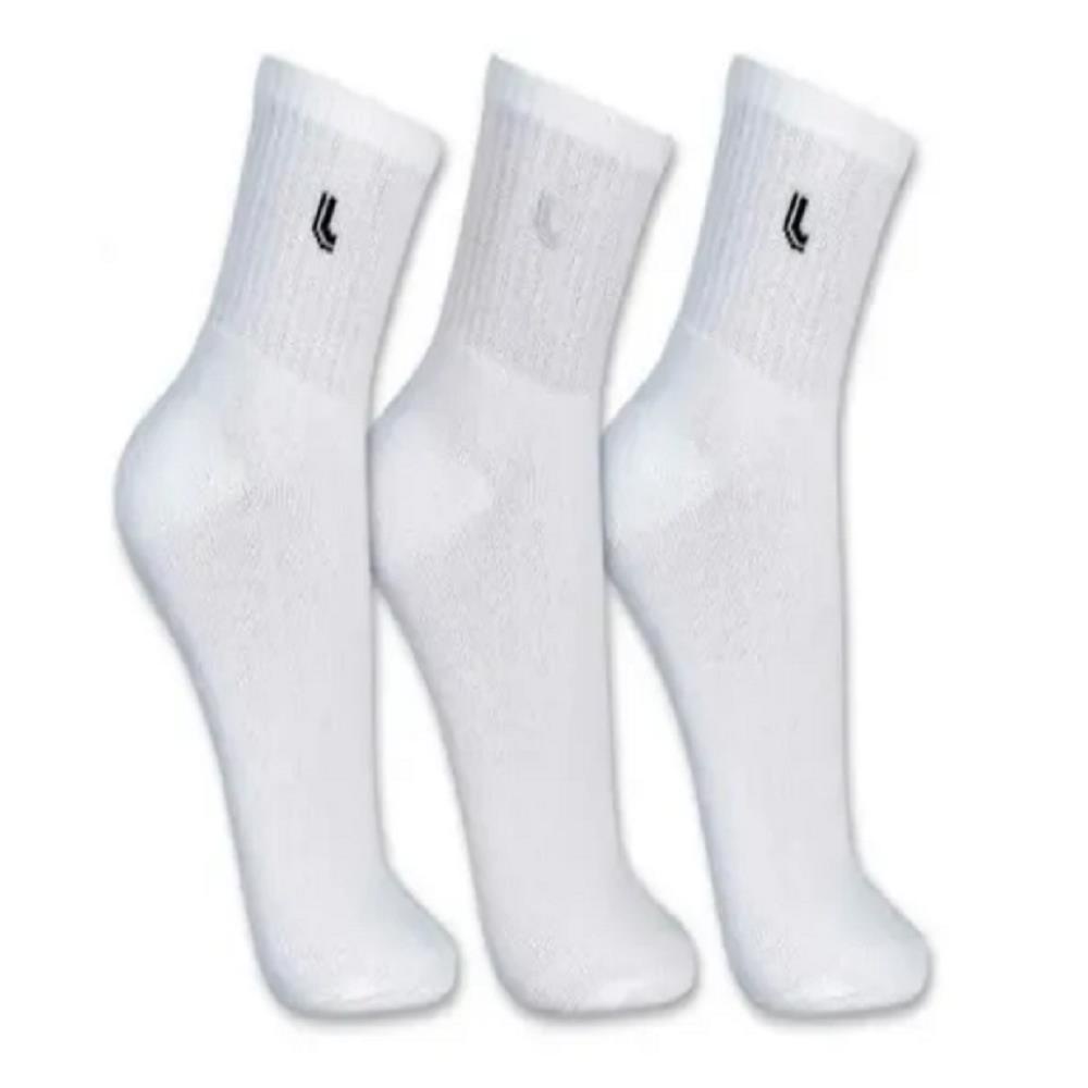 Kit 10 Pares Meias Basicas Femininas Lupo Cano Medio Algodao