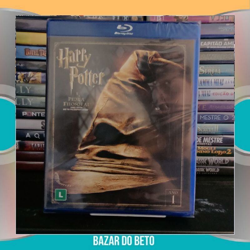 Bluray Filme Harry Potter e a Pedra Filosofal (2001)- Duplo (Original Lacrado)