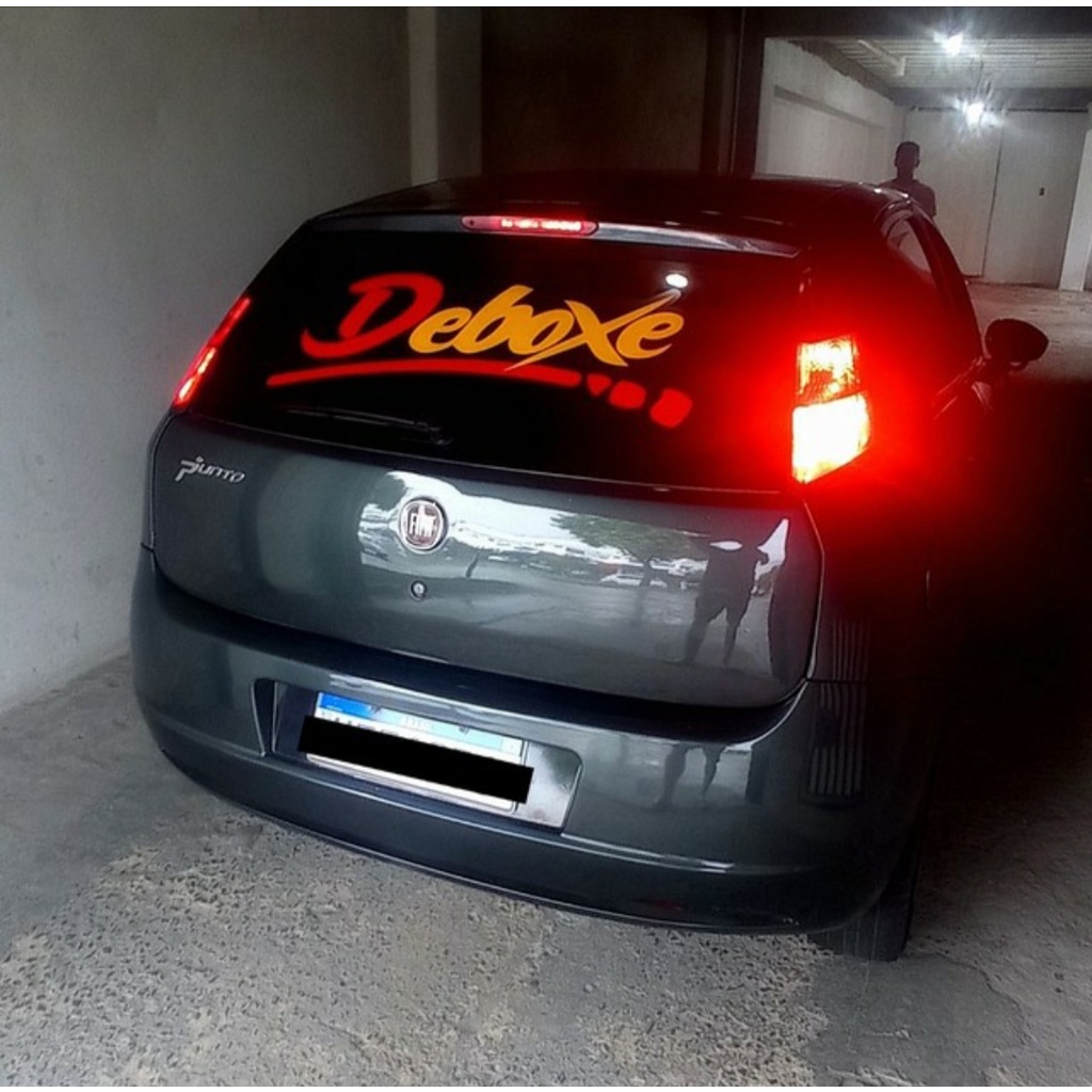 Adesivo para Vidro de Carro _ DEBOXE _ AUTOMOTIVO REFLETIVO EM RECORTE