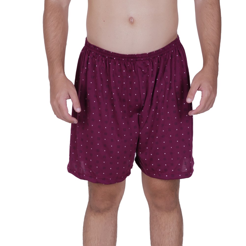 Samba Canção Masculina Estampada Cueca Pijama Short de Dormir