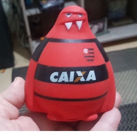 POUPANÇUDOS DA CAIXA FLAMENGO PROMOCIONAL 12CM BONECO BRINQUEDOS ANTIGOS