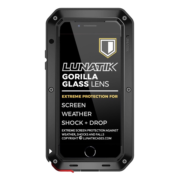 Capinha iPhone 6 Plus / iPhone 6s Plus 5,5" Armadura Lunatik Taktik Extreme c/ Película de Vidro Gorilla Glass