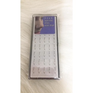Piercing De Argolinha Para Nariz   Em Aço Caixa 40 Uni em Oferta na Shopee