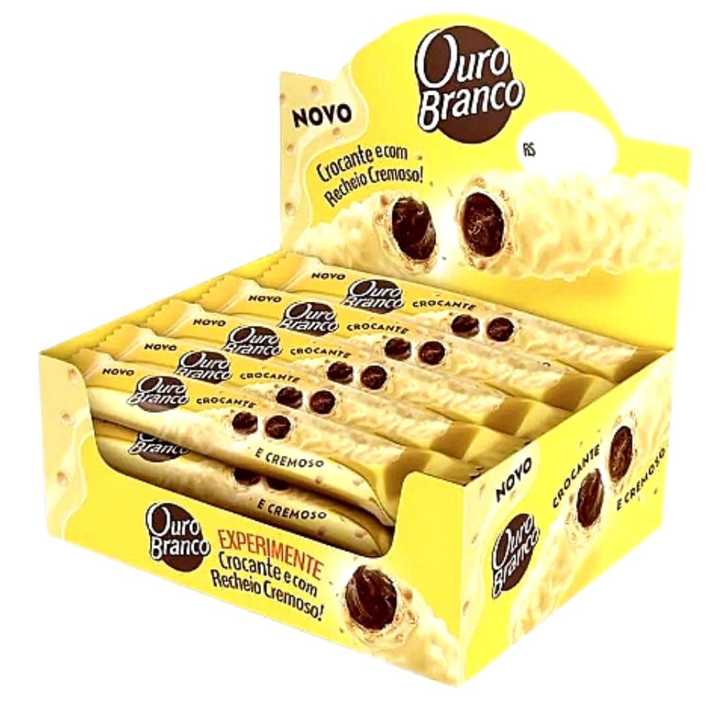 Chocolate Ouro Branco Stick Wafer MONDELEZ 25g 1 Caixa Shopee Brasil