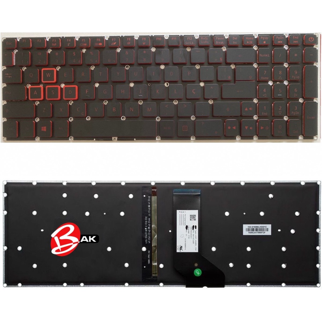 Teclado Acer Nitro 5 An515-51-78c6 An515-52 An515-53-53u Pk132421a29 An515-51-77fh Backlight
