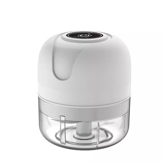 Mini processador de alimentos elétrico 250ml com carregamento USB cebola/gengibre/legumes/pimenta/especiaria/carne/comida para bebê