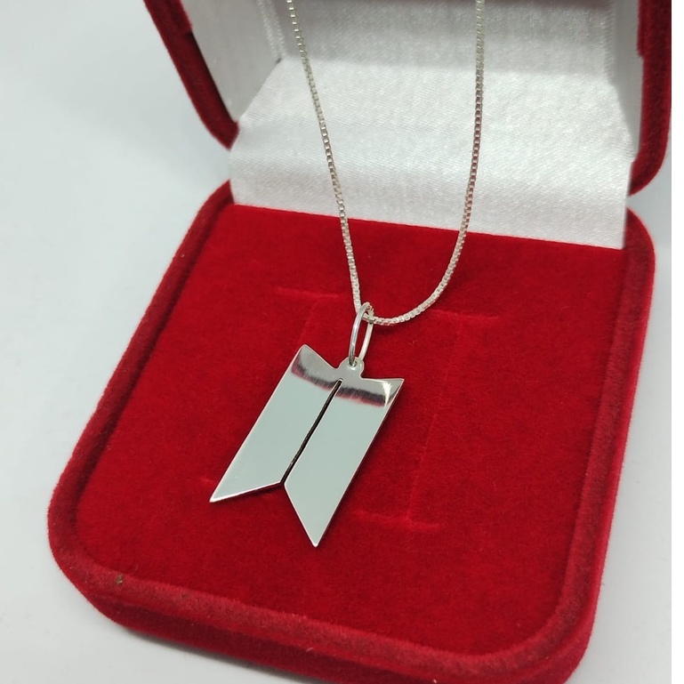 Colar Feminino BTS em Prata 925 Legitima