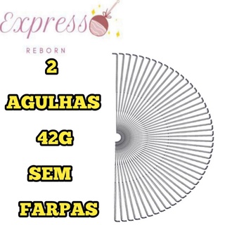 Agulhas Para Implante Em Boneca Bebê Reborn 42g Sem Farpas em Oferta na Shopee