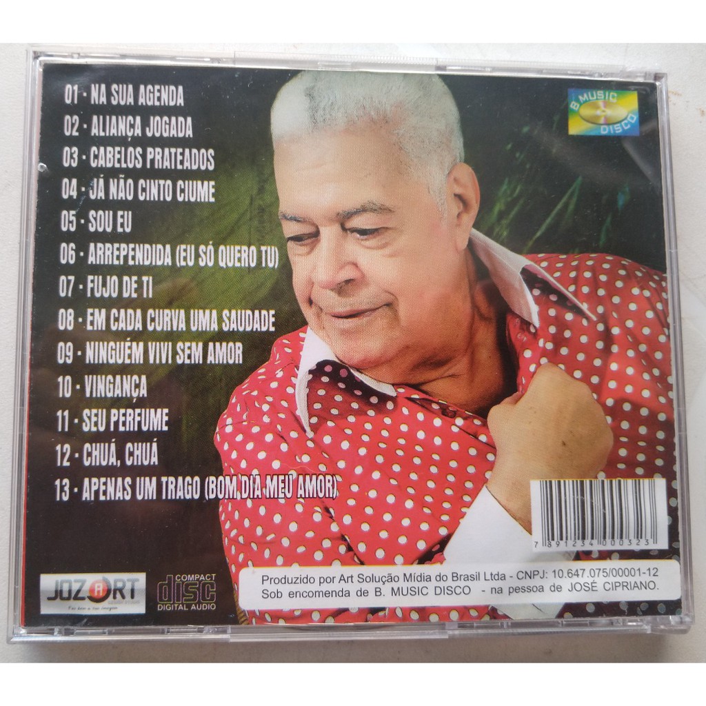 Cd Jose Ribeiro - Em Cada Canção Uma Saudade | Shopee Brasil