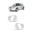 Kit par lente vidro espelho retrovisor Corsa classic Wind 94 95 96 97 98 99 2000 2001 2002 2003 2004 2005 a 2010 PAR