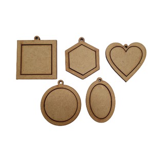 Kit 20 Mini Bastidores a escolher modelo 4 cm Pingente Colar Chaveiro