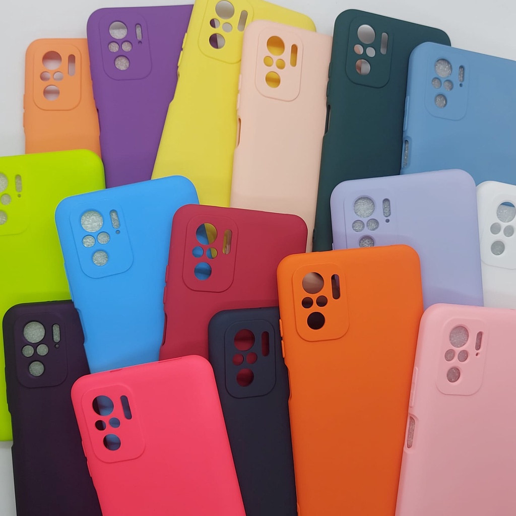 Capa Capinha Case de Silicone com Interior Aveludado - Xiaomi Redmi Note 10 4G  / Note 10S