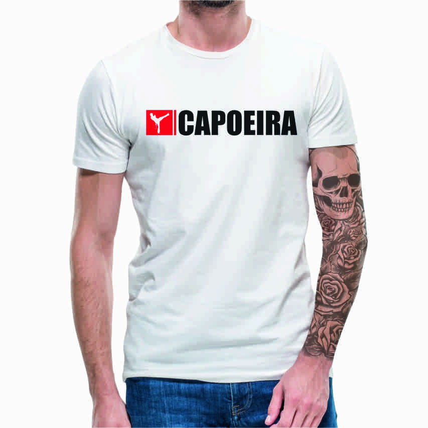Camiseta Capoeira Camisa Capoeirista Roda de Capoeira Competidor Luta