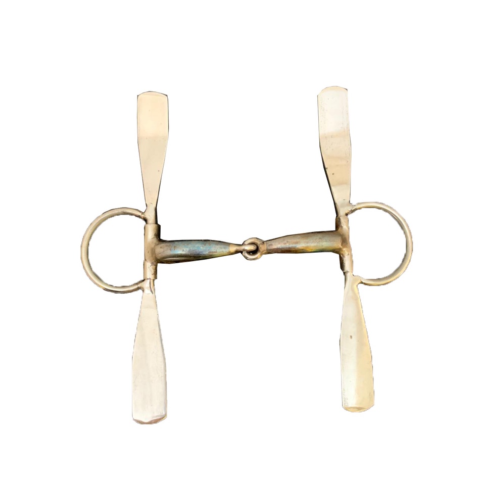 Embocadura Para Cavalo Com Tala Bocal Partido Inox
