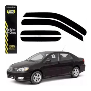 Calha De Chuva/ Defletor 4pts Corolla 2003/2007 12005a em Oferta na Shopee