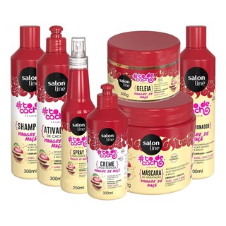 Kit Salon Line Cachos Dos Sonhos Todecacho 3 Produtos 300 Ml Shampoo Condicionador E Creme De Pentear Shopee Brasil