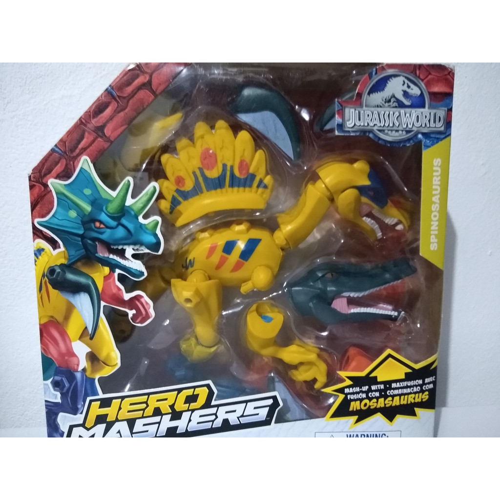 Jurassic World Hero Mashers Hybrids Spinosaurus Hasbro Shopee Brasil 3082