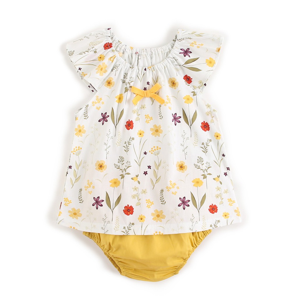 Conjuntos De Roupas De Bebê De Algodão De Verão Sem Mangas Princesa Bebê Meninas Roupas Bonito Flores Conjuntos De Bebê em Oferta na Shopee