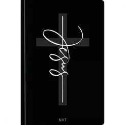 Bíblia Sagrada Jesus Preta | NVT| Letra Normal | Capa Dura Soft Touch